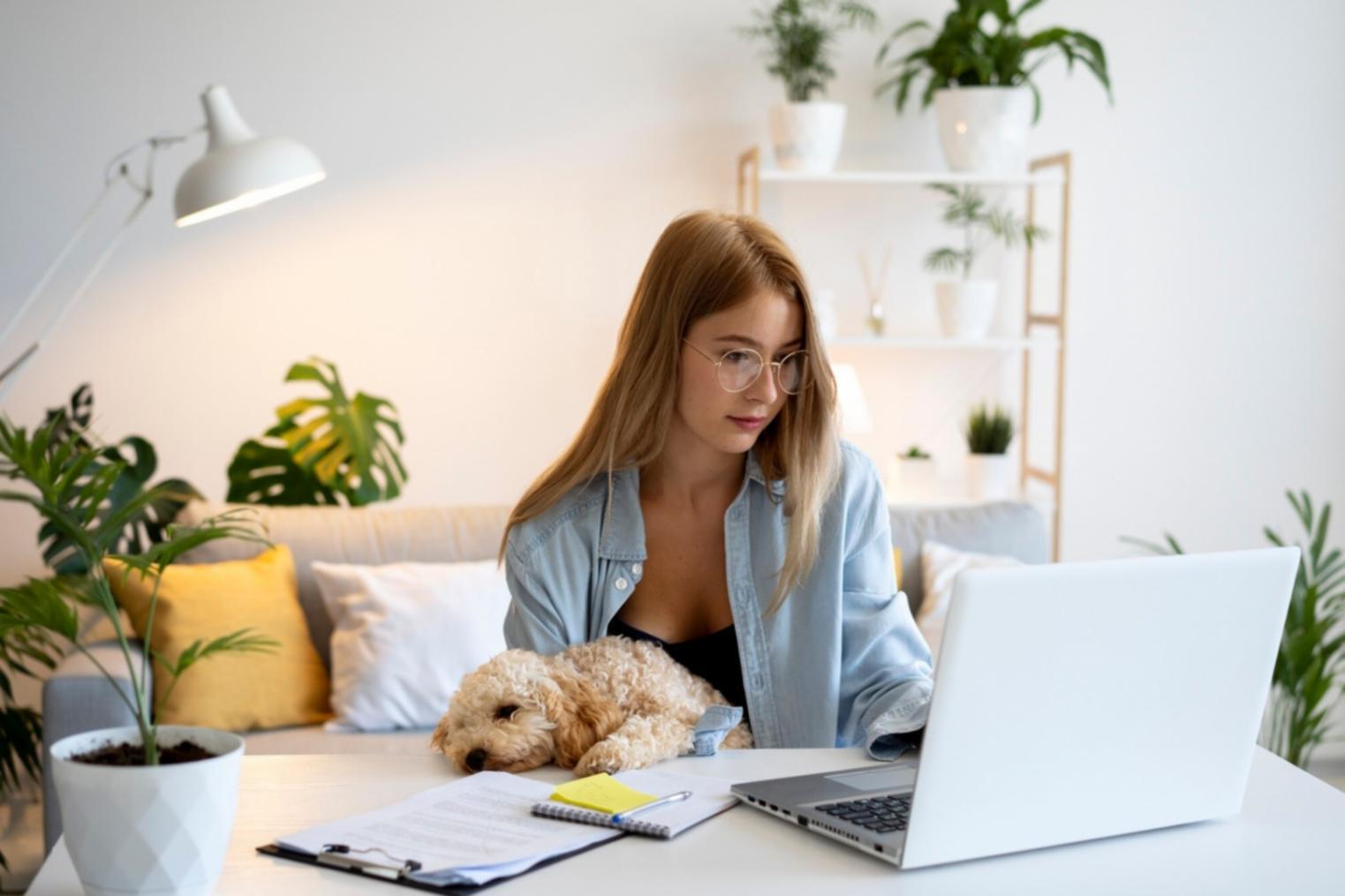 Our modern workspace where financial planning conversations happen